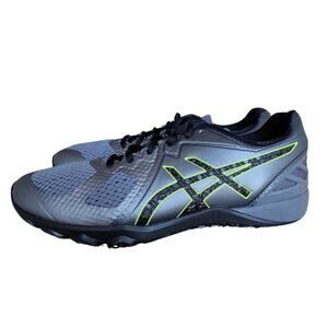 ASICS Conviction X Carbon Black Energy Green Trainers Mens 8.5 Running Sports